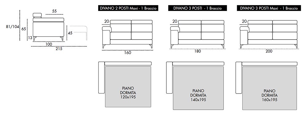 Viscomoda-arnold-DIVANI-LETTO-dimensioni